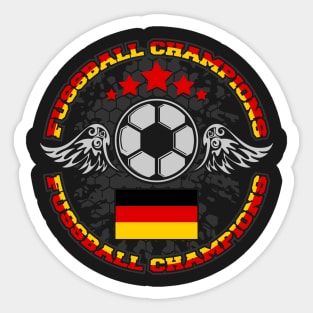 German Fussball Champions Soccer Sticker